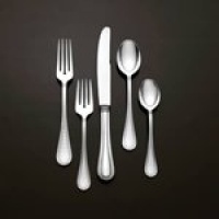 Vera Wang Grosgrain Sterling 5 Piece Place Setting Flatware Vera Wang Grosgrain Sterling 5 Piece Place Setting Flatware