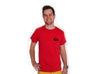 Quiksilver Mountain And The Wave T-Shirt - Red Quiksilver Mountain And The Wave T-Shirt - Red