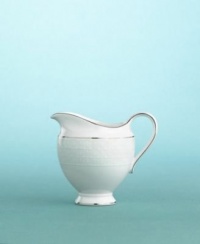Martha Stewart Collection with Wedgwood Petal Lattice Creamer Martha Stewart Collection with Wedgwood Petal Lattice Creamer
