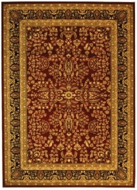 Safavieh Lyndhurst Collection LNH214A Red and Black Round Area Rug, 5-Feet 3-Inch Safavieh Lyndhurst Collection LNH214A Red and Black Round Area Rug, 5-Feet 3-Inch