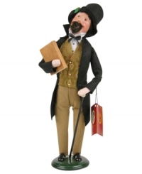 There's something else to celebrate this season – the 200th birthday of Charles Dickens! The great novelist deserves a place on every bookshelf, wearing his Victorian-era finery with a bit of holly, too. A must from Byers' Choice. There's something else to celebrate this season – the 200th birthday of Charles Dickens! The great novelist deserves a place on every bookshelf, wearing his Victorian-era finery with a bit of holly, too. A must from Byers' Choice.