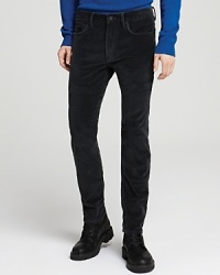 Classic fine-wale corduroy gets an update in soft cotton with a bit of stretch for a slim-fitting, modern silhouette, endowing these pants with plenty of casual coolness. Classic fine-wale corduroy gets an update in soft cotton with a bit of stretch for a slim-fitting, modern silhouette, endowing these pants with plenty of casual coolness.
