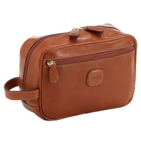 Bric's Luggage Life Pelle Traditional Shave Case, Cognac, One Size Bric's Luggage Life Pelle Traditional Shave Case, Cognac, One Size