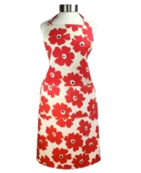You've earned your kitchen cred, now dress the part with a durable apron in a myriad of colors and patterns that inject your personality into cooking and provide roomy chef pockets so you can showcase your culinary expertise. You've earned your kitchen cred, now dress the part with a durable apron in a myriad of colors and patterns that inject your personality into cooking and provide roomy chef pockets so you can showcase your culinary expertise.