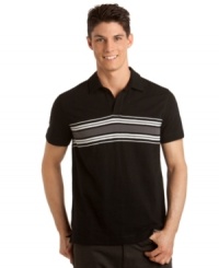 Get easy on-the-go style by making this comfortable Calvin Klein Jeans polo shirt a staple in your everyday wear. Get easy on-the-go style by making this comfortable Calvin Klein Jeans polo shirt a staple in your everyday wear.