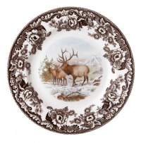 Spode Woodland American Wildlife Collection Elk Salad Plate Spode Woodland American Wildlife Collection Elk Salad Plate