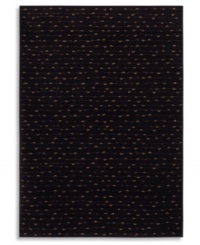 This soft, texturally interesting area rug from Karastan adorns your floor with an organic stripe pattern that suggests the look of beads strung across a bold black field. Ideal for any decor, made from 100% premium worsted 2-ply wool for a soft hand and long-lasting wear. This soft, texturally interesting area rug from Karastan adorns your floor with an organic stripe pattern that suggests the look of beads strung across a bold black field. Ideal for any decor, made from 100% premium worsted 2-ply wool for a soft hand and long-lasting wear.