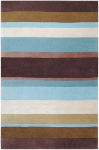 Area Rug 2x3 Rectangle Solid/Striped Chocolate Color - Surya Cosmopolitan Rug from RugPal Area Rug 2x3 Rectangle Solid/Striped Chocolate Color - Surya Cosmopolitan Rug from RugPal