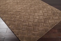 Area Rug 8x8 Round Contemporary Brown Color - Surya Artist Studio Rug from RugPal Area Rug 8x8 Round Contemporary Brown Color - Surya Artist Studio Rug from RugPal