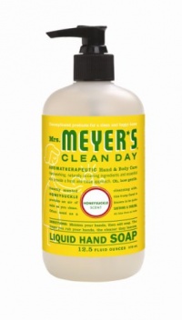 Mrs. Meyer's Clean Day Hand Soap Liquid, Honeysuckle, 12.5-Fluid Ounce Bottles (Pack of 6) Mrs. Meyer's Clean Day Hand Soap Liquid, Honeysuckle, 12.5-Fluid Ounce Bottles (Pack of 6)
