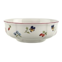 Graceful and charming, this floral collection from Villeroy & Boch features gently scalloped borders adorned with a red accent line for an added touch of color. Graceful and charming, this floral collection from Villeroy & Boch features gently scalloped borders adorned with a red accent line for an added touch of color.