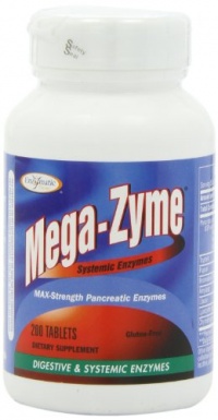 Enzymatic Therapy Mega-zyme, 200 Tablets