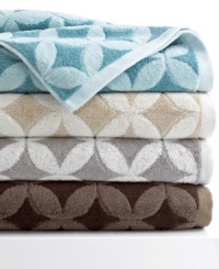 Indulge yourself in the ultra-soft finish of this Kassatex bath towel, featuring jacquard woven ringspun cotton and a stylish mosaic tile pattern. Comes in four chic hues. Indulge yourself in the ultra-soft finish of this Kassatex bath towel, featuring jacquard woven ringspun cotton and a stylish mosaic tile pattern. Comes in four chic hues.