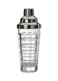 Thomas O'Brien by Reed & Barton Darby Crystal Martini Shaker, Clear/Silver Thomas O'Brien by Reed & Barton Darby Crystal Martini Shaker, Clear/Silver