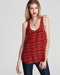 Exclusively at Bloomingdale's, this Joie tank of rich silk flaunts a culture-rich print. Exclusively at Bloomingdale's, this Joie tank of rich silk flaunts a culture-rich print.