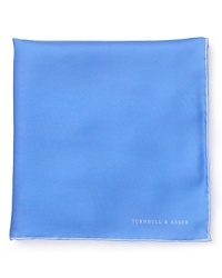 A pocket square from Turnbull & Asser adds distinction to your professional suiting. Handcrafted in lavish silk for uncommon luxury. A pocket square from Turnbull & Asser adds distinction to your professional suiting. Handcrafted in lavish silk for uncommon luxury.