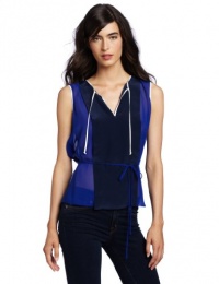 BCBGMAXAZRIA Women's Lula Tank With Drawstring Belt Tie