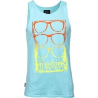 Oakley Frogskin Men's Tank Casual Shirt/Top - Aqua Sea / Medium Oakley Frogskin Men's Tank Casual Shirt/Top - Aqua Sea / Medium