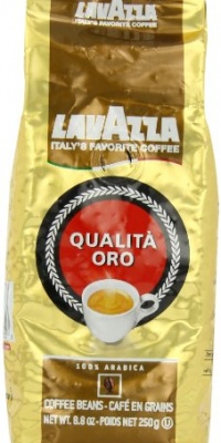 Lavazza Qualita Oro Whole Bean Coffee, 8.8-Ounce Bags (Pack of 4) Lavazza Qualita Oro Whole Bean Coffee, 8.8-Ounce Bags (Pack of 4)