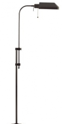Cal Lighting BO-117FL-DB 100-Watt Adjustable-Height Pharmacy Floor Lamp, Dark Bronze Cal Lighting BO-117FL-DB 100-Watt Adjustable-Height Pharmacy Floor Lamp, Dark Bronze