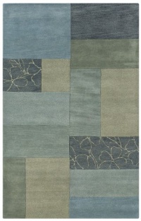 Rizzy Home PR0214 Pandora 5-Feet by 8-Feet Area Rug, Blue Rizzy Home PR0214 Pandora 5-Feet by 8-Feet Area Rug, Blue