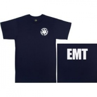 6337 NAVY BLUE 2-SIDED E.M.T. T-SHIRT 6337 NAVY BLUE 2-SIDED E.M.T. T-SHIRT