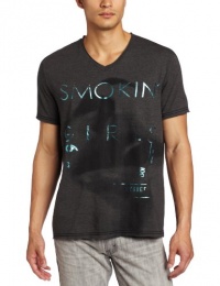 Calvin Klein Jeans Men's Smoking Girls Short Sleeve V-Neck Tee Calvin Klein Jeans Men's Smoking Girls Short Sleeve V-Neck Tee