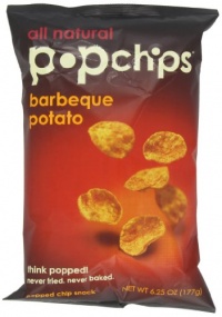 Pop Chips Potato Chips, Barbeque (Pack of 6) Pop Chips Potato Chips, Barbeque (Pack of 6)