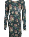 Boss Orange Hugo Boss Womens Floral Knit Sweater Dress