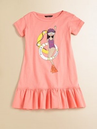 She'll be ready for fun in the sun and sea with Miss Marc in this sweet and vibrant frock.Crewneck with shoulder buttonsShort sleevesDrop-waistRuffled hemCottonMachine washImported She'll be ready for fun in the sun and sea with Miss Marc in this sweet and vibrant frock.Crewneck with shoulder buttonsShort sleevesDrop-waistRuffled hemCottonMachine washImported