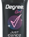Degree Girl, Invisible Solid Antiperspirant & Deodorant, Just Dance, 2.6-Ounce Packages (Pack of 6)