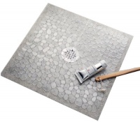 InterDesign Pebblz Shower Mat, Clear InterDesign Pebblz Shower Mat, Clear