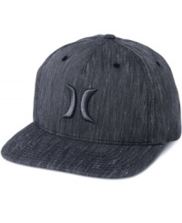 Why spell it out? Hurley puts its Space H on a baseball-style cap for the guys who already recognize it as one of the coolest brands on the planet. Why spell it out? Hurley puts its Space H on a baseball-style cap for the guys who already recognize it as one of the coolest brands on the planet.