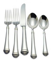 Reed & Barton Allora 18/10 Stainless Steel 5-Piece Place Setting, Service for 1 Reed & Barton Allora 18/10 Stainless Steel 5-Piece Place Setting, Service for 1