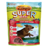 Zuke's Supers All Natural Nutritious Soft Superfood Dog Treat, Yummy Berry Blend, 6-Ounce Zuke's Supers All Natural Nutritious Soft Superfood Dog Treat, Yummy Berry Blend, 6-Ounce