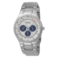 Caravelle by Bulova Men's 43C18 Bracelet White Dial Watch Caravelle by Bulova Men's 43C18 Bracelet White Dial Watch