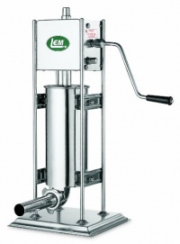 LEM Products 10 Pound Dual Gear Stainless Steel Vertical Sausage Stuffer LEM Products 10 Pound Dual Gear Stainless Steel Vertical Sausage Stuffer