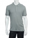 Calvin Klein Men's Light Gray Polo Shirt