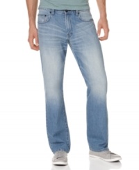 Blasted blues. These American Rag jeans get a dose of cool, casual style. Blasted blues. These American Rag jeans get a dose of cool, casual style.