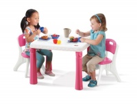 Step2 LifeStyle Kitchen Table and Chairs Set, Pink Step2 LifeStyle Kitchen Table and Chairs Set, Pink