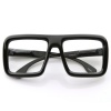 Fashion Large Classic Bold Thick Squar Square Frame Clear Lens Glasses