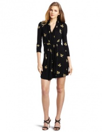 French Connection Women's Fast Berrie Jersey Dress, Black, 10 French Connection Women's Fast Berrie Jersey Dress, Black, 10