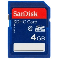 SanDisk 4GB SDHC card (Retail Package) SanDisk 4GB SDHC card (Retail Package)