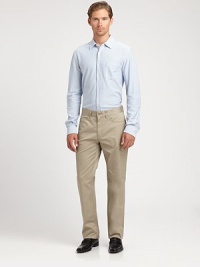 A crisp, clean wash lends a matue, sophisticated tone to this classic straight-leg silhouette.Five-pocket styleInseam, about 3398% cotton/2% elastaneMachine washImported A crisp, clean wash lends a matue, sophisticated tone to this classic straight-leg silhouette.Five-pocket styleInseam, about 3398% cotton/2% elastaneMachine washImported