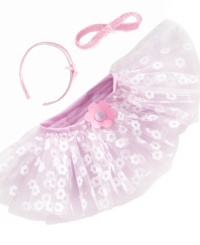 Your tiny dancer will look like she's ready for the stage in this sweet Cutie Pie Baby tutu and matching headband. Your tiny dancer will look like she's ready for the stage in this sweet Cutie Pie Baby tutu and matching headband.