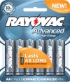 Rayovac 815-6HEF High Energy AA Batteries, 6-Pack