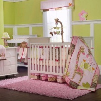 Jungle Jill 5 Piece Baby Crib Bedding Set with Bumper by Carters Jungle Jill 5 Piece Baby Crib Bedding Set with Bumper by Carters