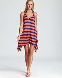 Just Splendid: The brand takes a nautical-inspired coverup dress beyond shipshape. Just Splendid: The brand takes a nautical-inspired coverup dress beyond shipshape.