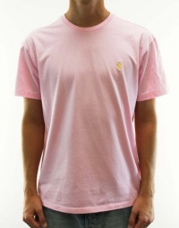 Polo Ralph Lauren Men's Crew Neck Short Sleeve T-Shirt Carmel Pink PRL Polo Ralph Lauren Men's Crew Neck Short Sleeve T-Shirt Carmel Pink PRL