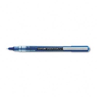 uni-ball Vision Exact Stick Micro Point Roller Ball Pens, 12 Blue Ink Pens (60630)